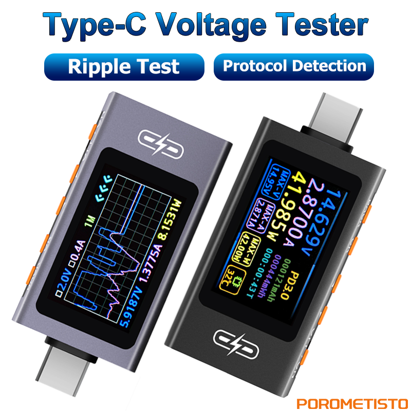Usb Ammeter Tester - UT01C 4-30V 12A Type C Tester