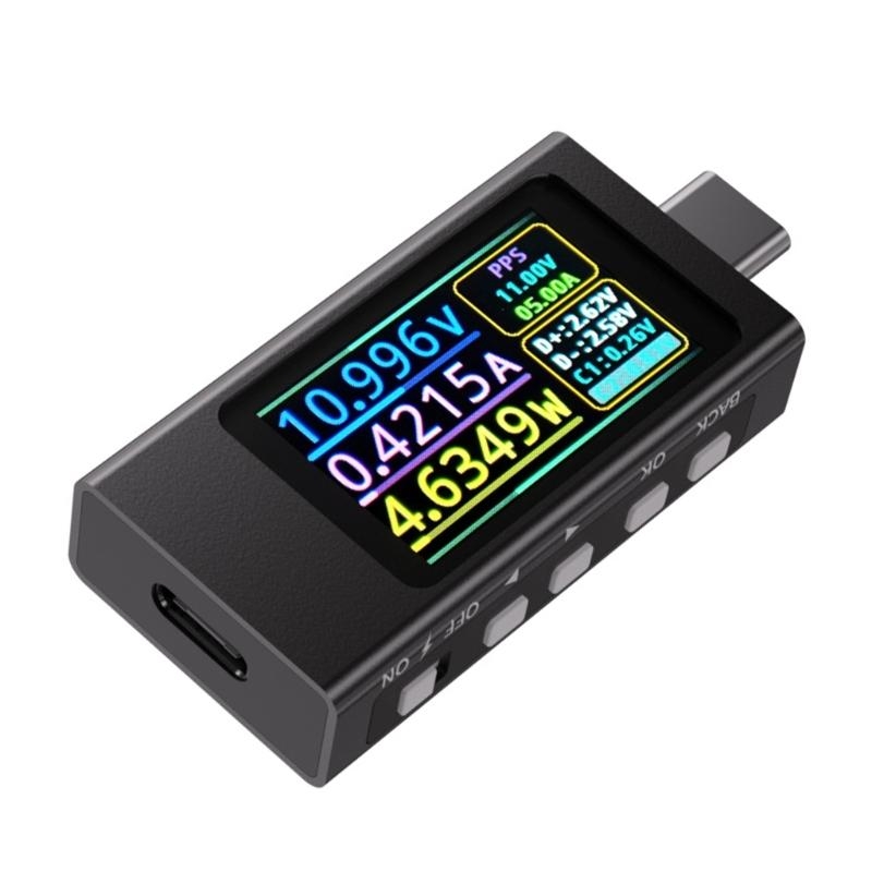 Usb Ammeter Tester - Digital USB C Power Ammeter Voltmeter