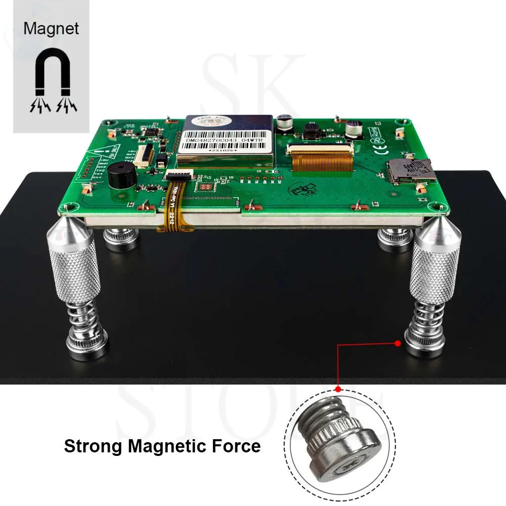 Electronics Repair Tool - 4pcs Strong Magnetic Suction Spring Clamp