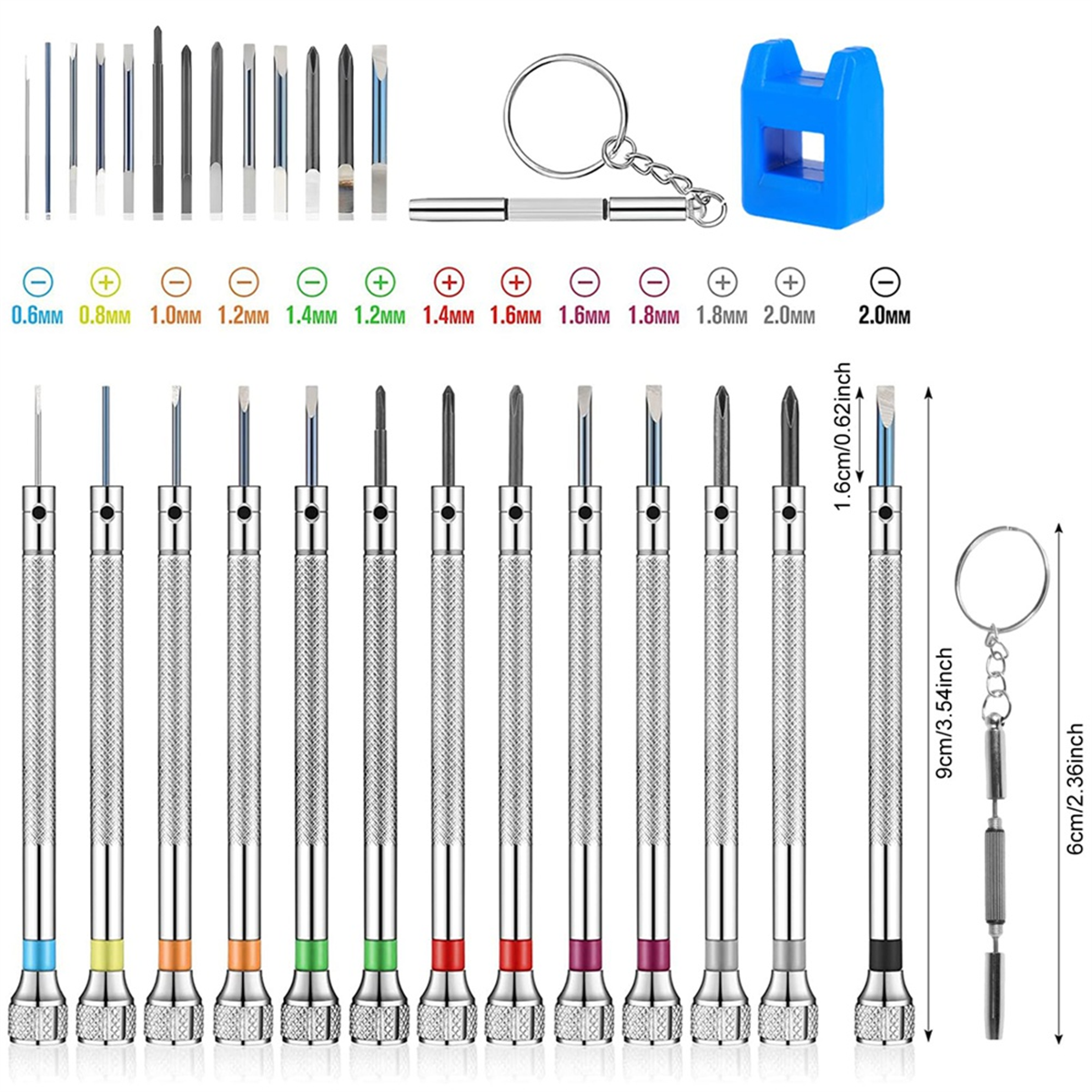 Electronics Repair Tool - A002 26Pcs Watch Screwdriver Set, Anti