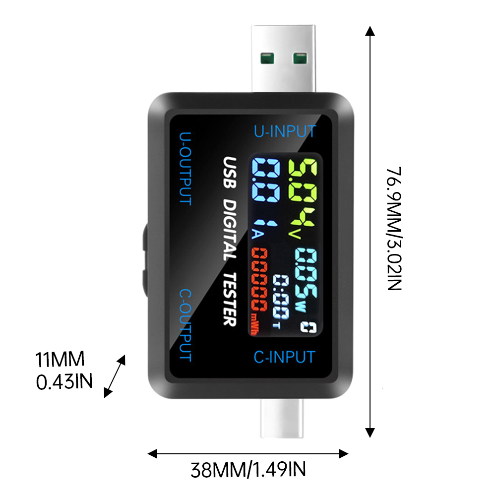 USB Tester 10 in 1 DC Digital  - Usb Ammeter Tester ulasan dan harga