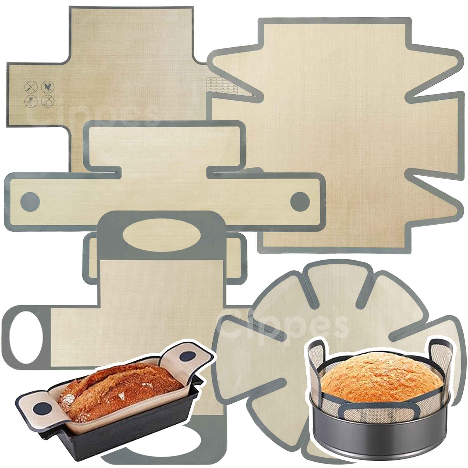 Silicone Bread Loaf Pan Liners - Heat Mat Silicone ulasan dan harga