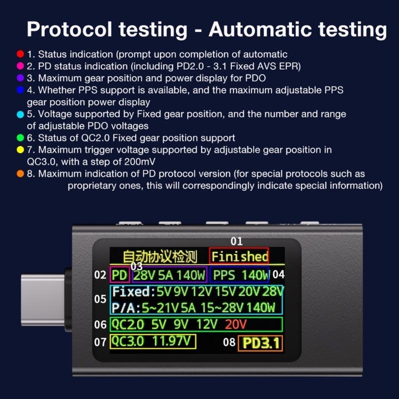 Digital USB C Power Ammeter Vo - Usb Ammeter Tester ulasan dan harga