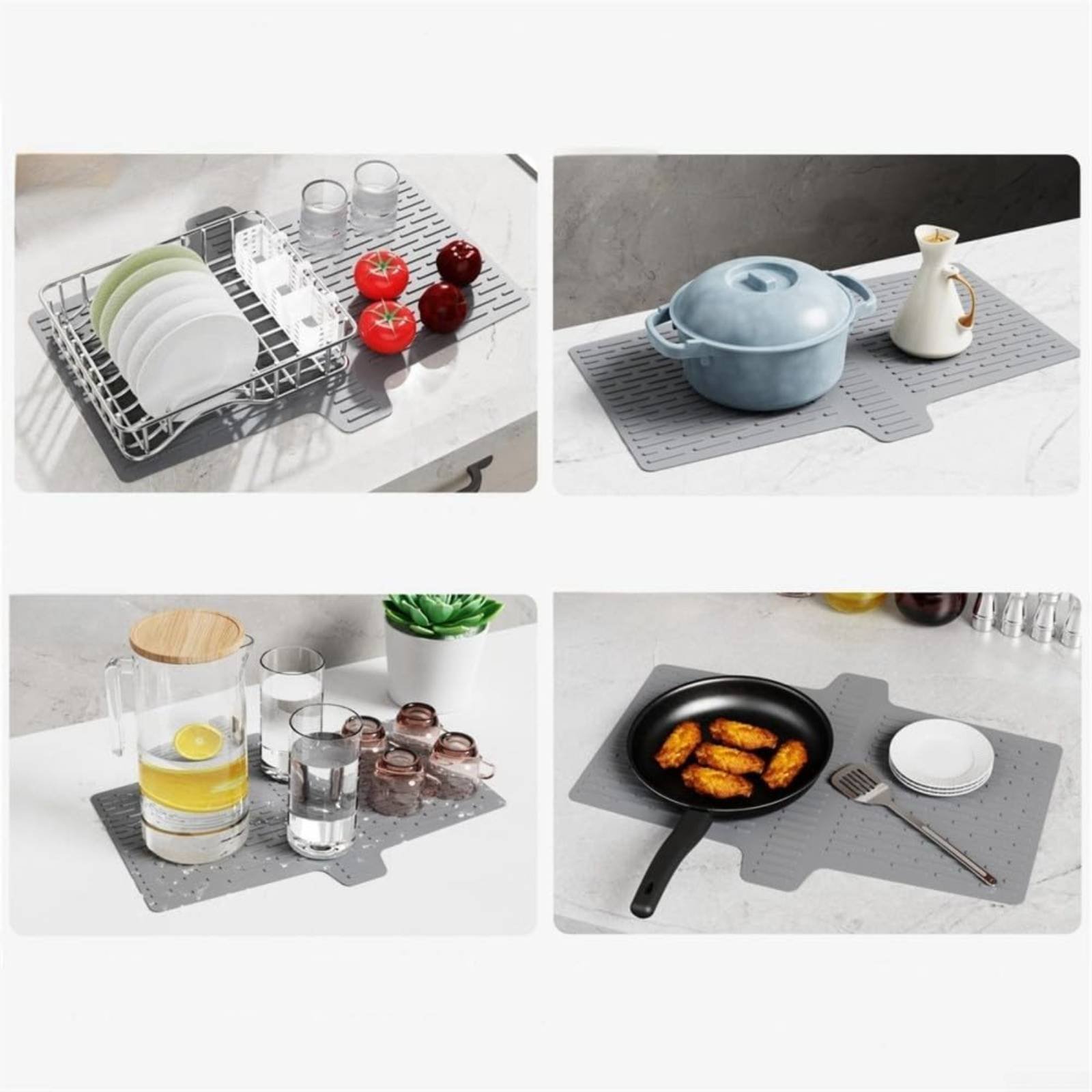 Silicone Sink Divider Mat Non- - Heat Mat Silicone ulasan dan harga