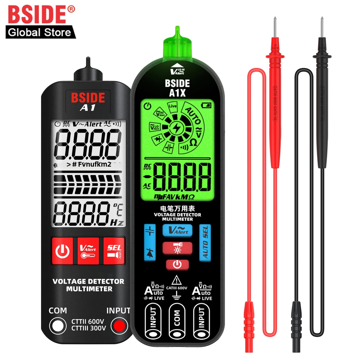 BSIDE A1/A1X Smart Digital Mul - Usb Ammeter Tester ulasan dan harga