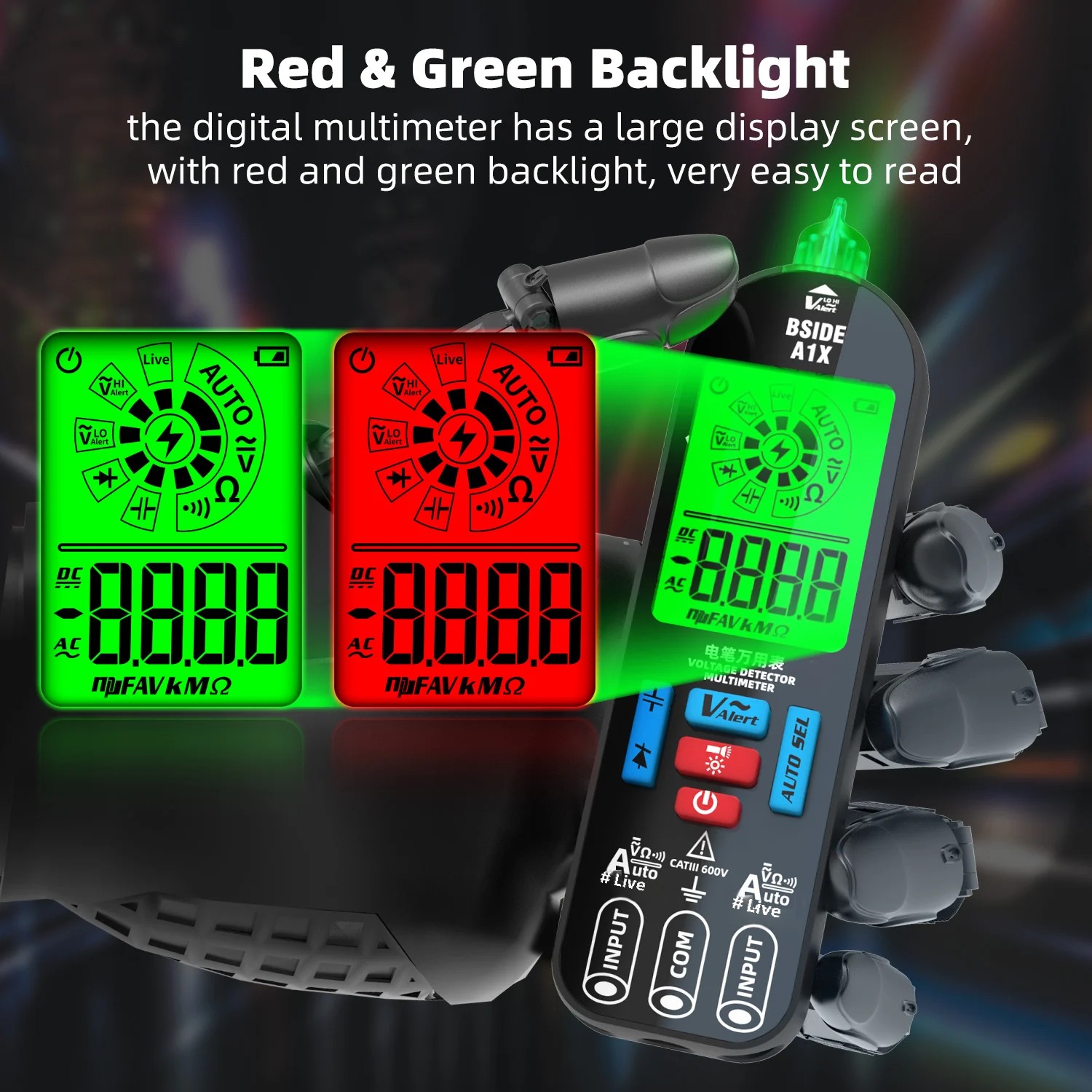 BSIDE A1/A1X Smart Digital Mul - Usb Ammeter Tester ulasan dan harga
