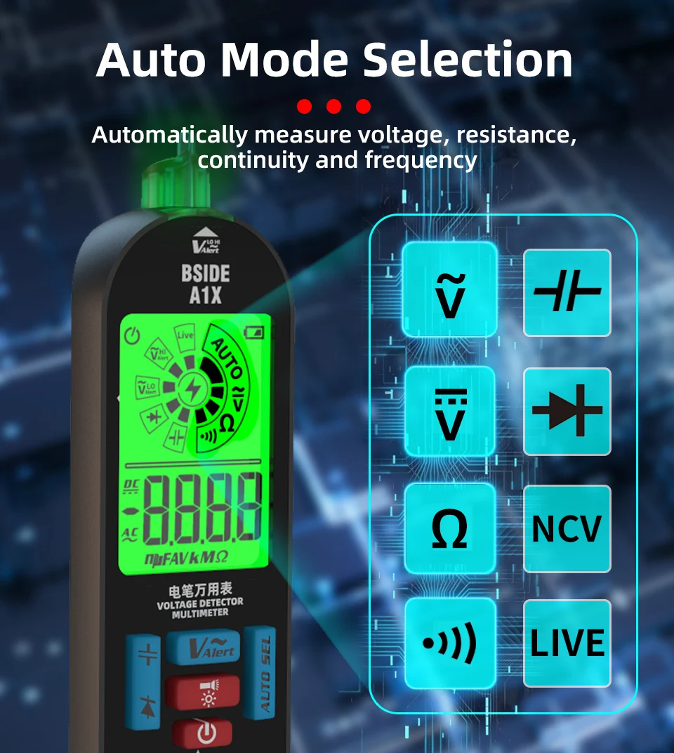 BSIDE A1/A1X Smart Digital Mul - Usb Ammeter Tester ulasan dan harga