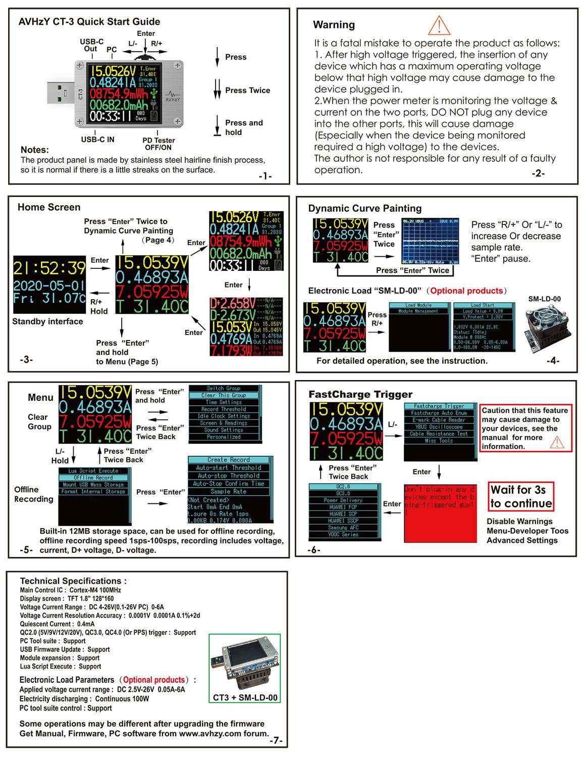 AVHzY USB 3.1 Power Meter  Dig - Usb Ammeter Tester ulasan dan harga