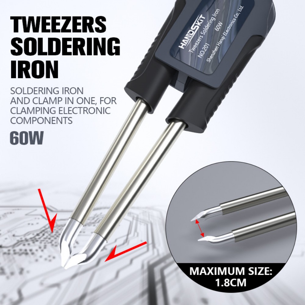 T12 Soldering Tweezer Handle – - Electronics Repair Tool ulasan dan harga