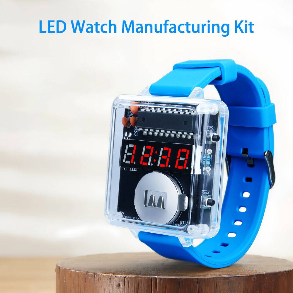 LED Digital Tube Display Watch - Electronics Repair School ulasan dan harga