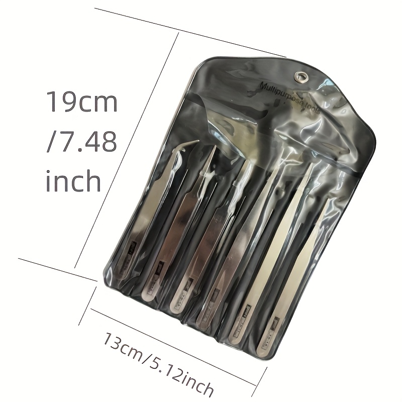 Stainless Steel Tweezers Set 6 - Elektronik Repair ulasan dan harga