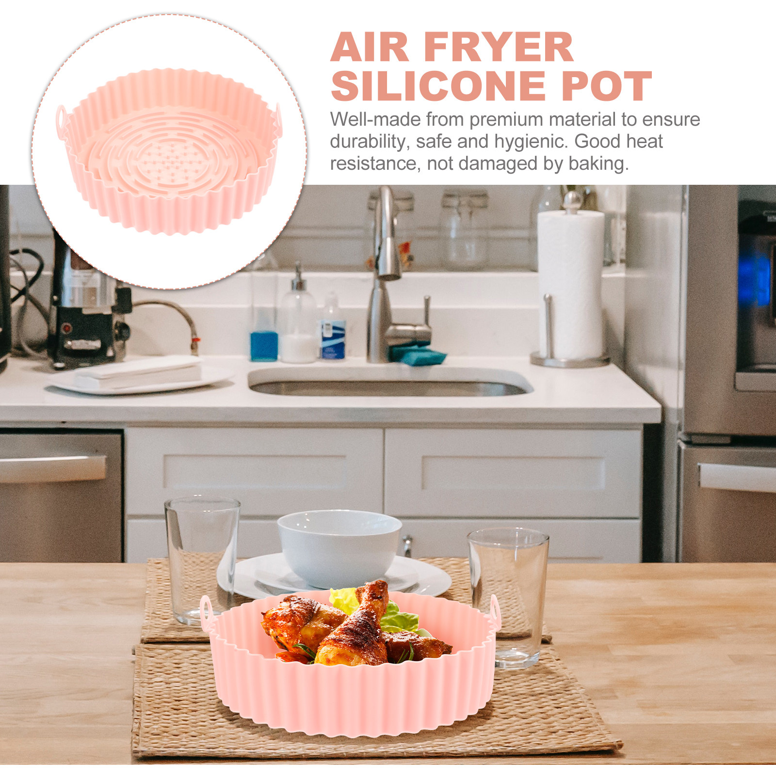 Premium Silicone Air Fryer Lin - Heat Mat Silicone ulasan dan harga
