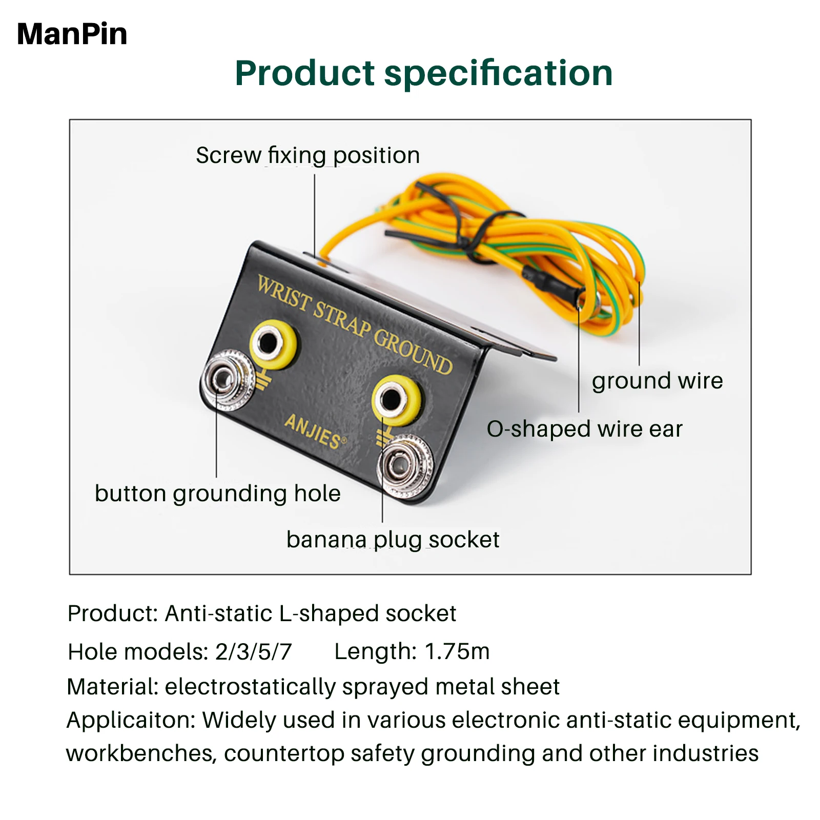 L Shaped ESD Anti-Static Groun - Electronics Repair Tool ulasan dan harga