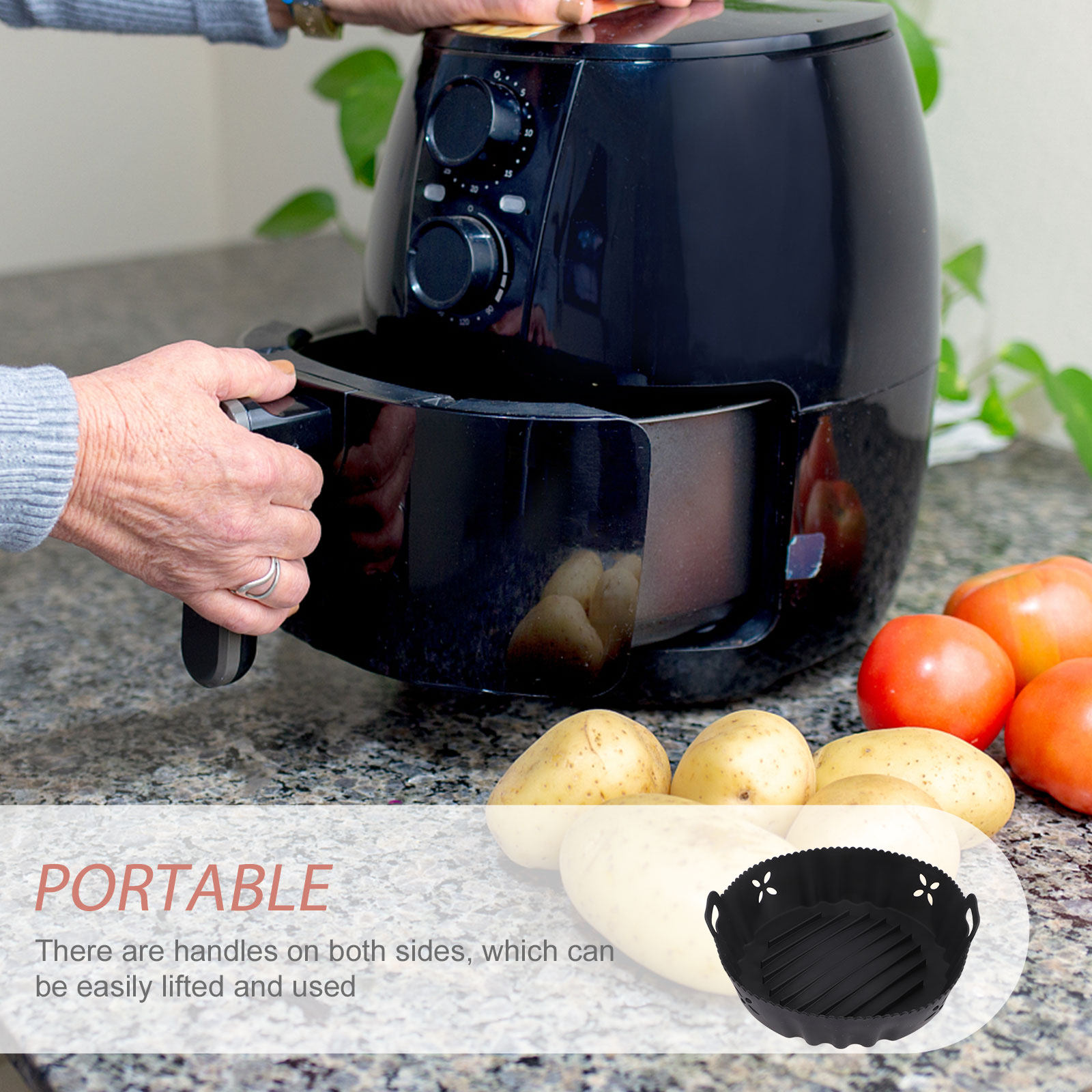 Nonstick Silicone Air Fryer Li - Heat Mat Silicone ulasan dan harga