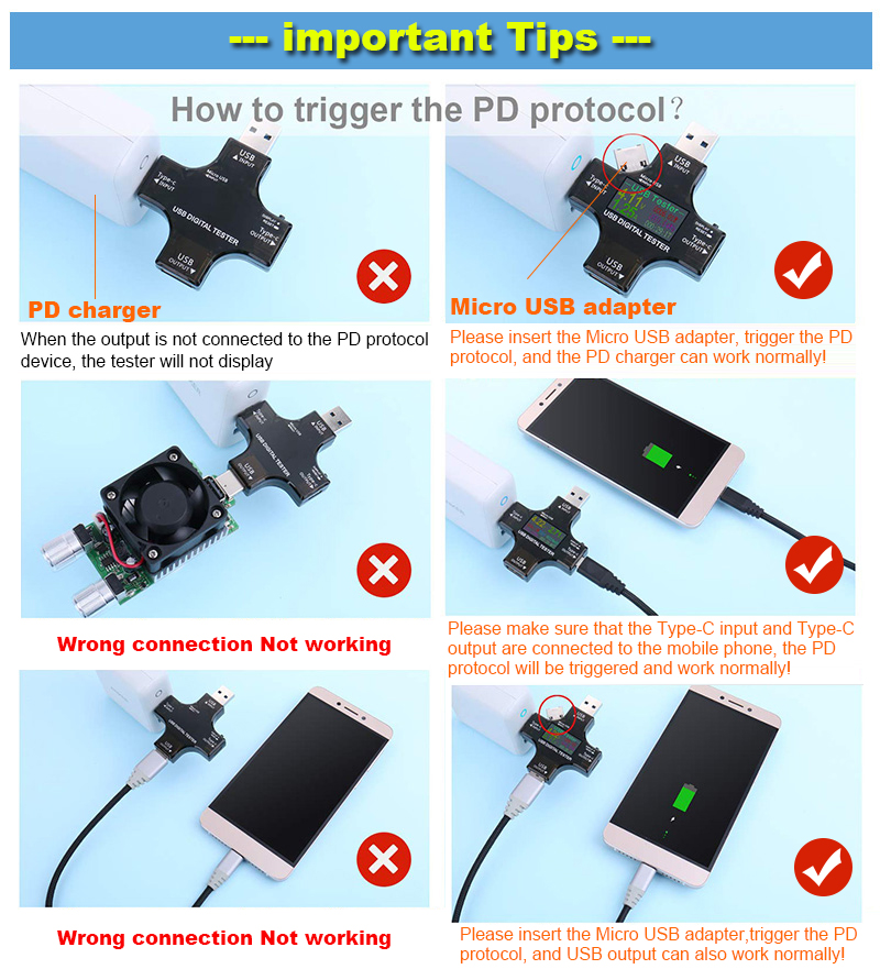 8.0A USB Tester DC Type-C PD D - Usb Ammeter Tester ulasan dan harga