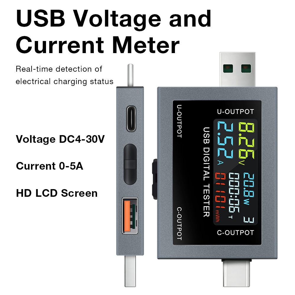 USB Type-C Charging Tester DC  - Usb Ammeter Tester ulasan dan harga