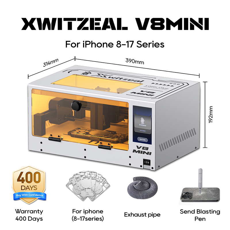 Xwitzeal® V8 MINI Laser Glue R - Electronics Repair Tool ulasan dan harga
