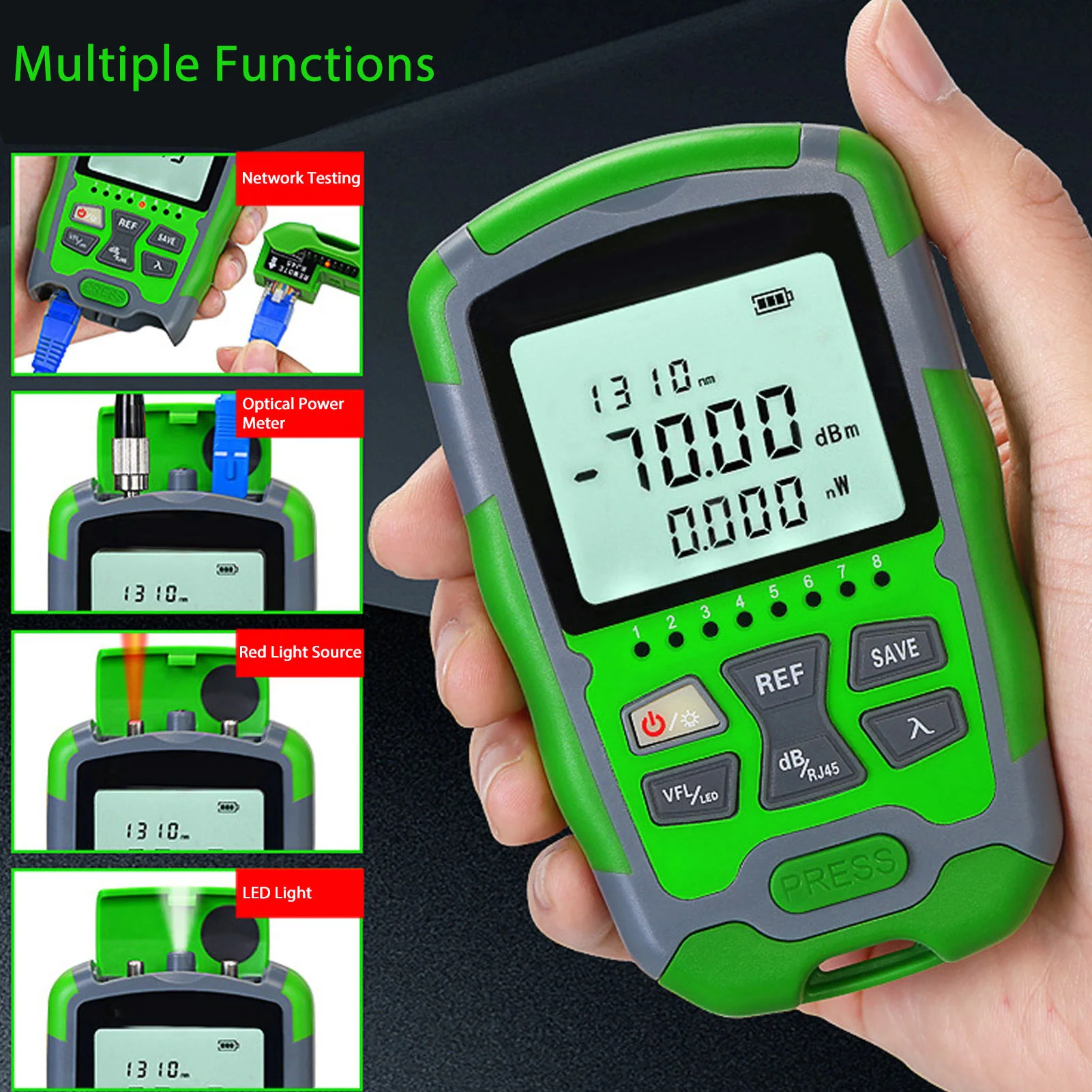 Red Light  Optic Cable Power T - Usb Ammeter Tester ulasan dan harga