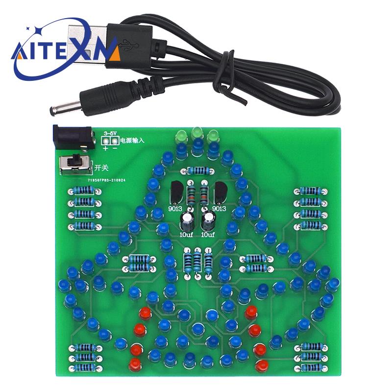 DC 3-5V DIY LED Swing Wind Chi - Electronics Repair School ulasan dan harga