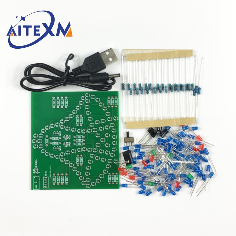 DC 3-5V DIY LED Swing Wind Chi - Electronics Repair School ulasan dan harga