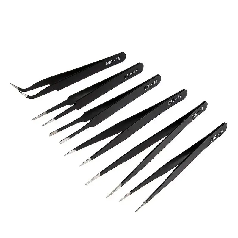 NEW 6pcs Precision Long Tweeze - Electronics Repair Tool ulasan dan harga