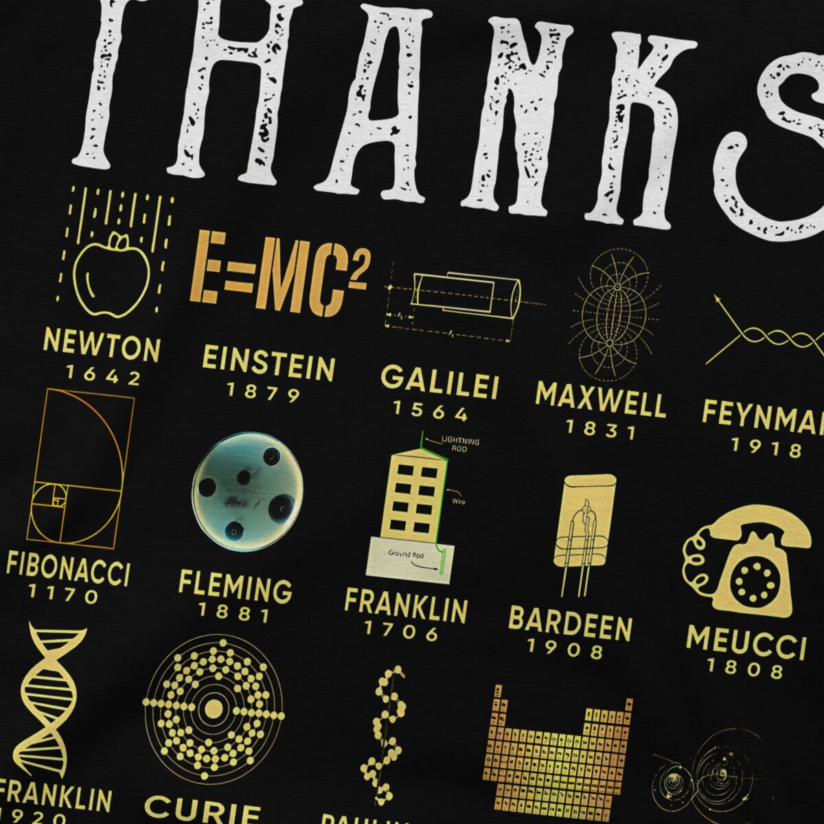 Thanks Scientists Graphic TShi - Electronics Repair School ulasan dan harga
