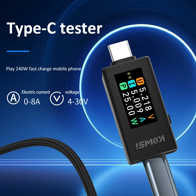 Type-C Color Screen Digital DC - Usb Ammeter Tester ulasan dan harga
