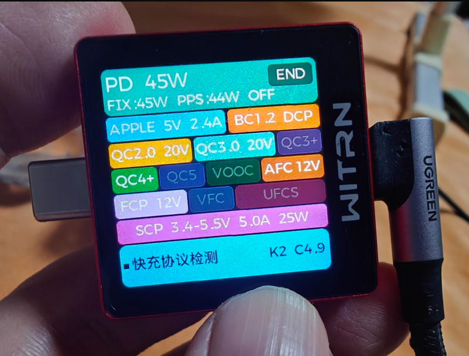 New Red version WITRN K2 INA23 - Usb Ammeter Tester ulasan dan harga