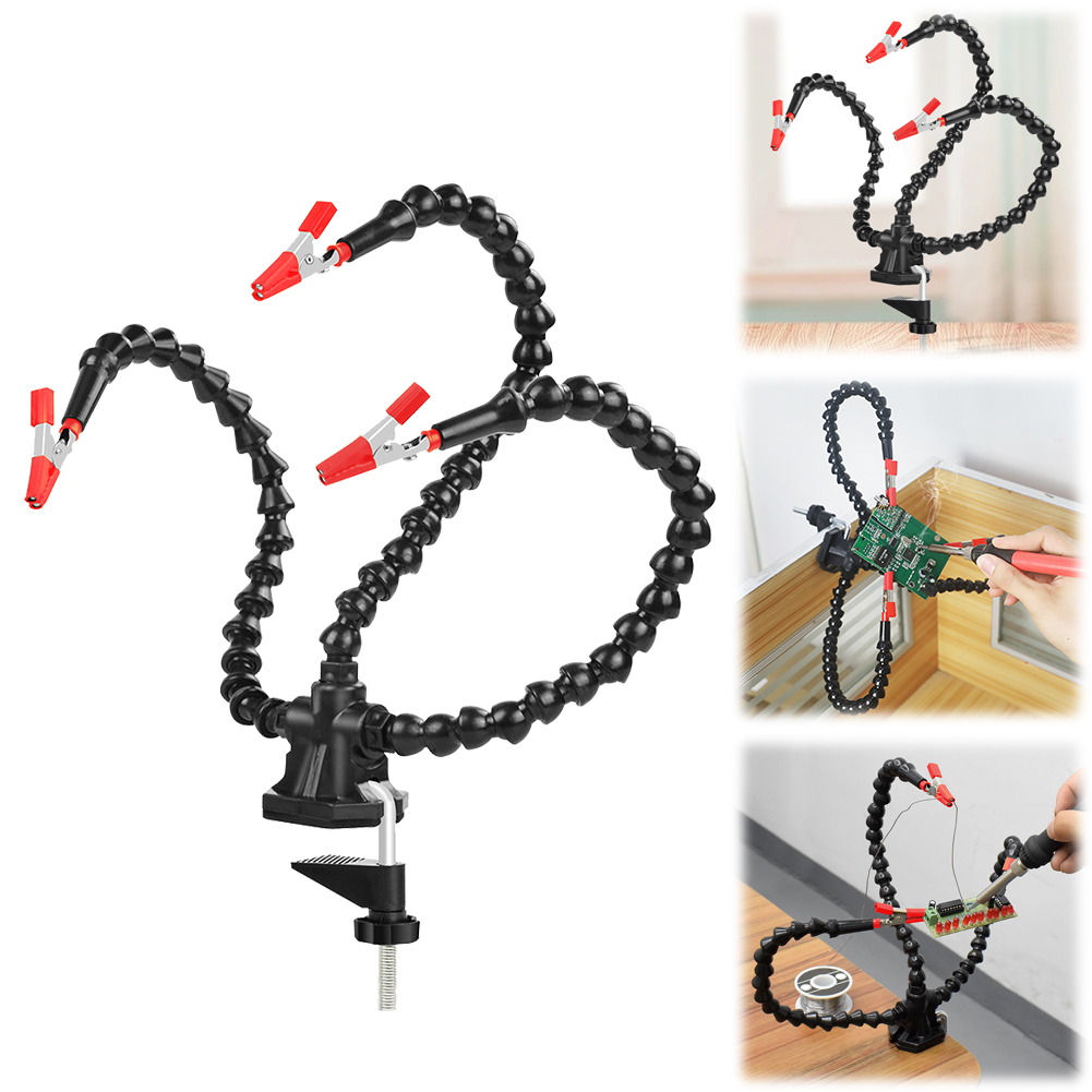 Desk Clamp Soldering Helping H - Electronics Repair Tool ulasan dan harga