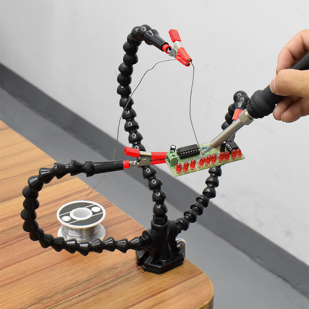 Desk Clamp Soldering Helping H - Electronics Repair Tool ulasan dan harga