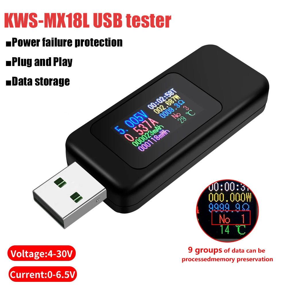 10 in 1 USB Tester DC Digital  - Usb Ammeter Tester ulasan dan harga