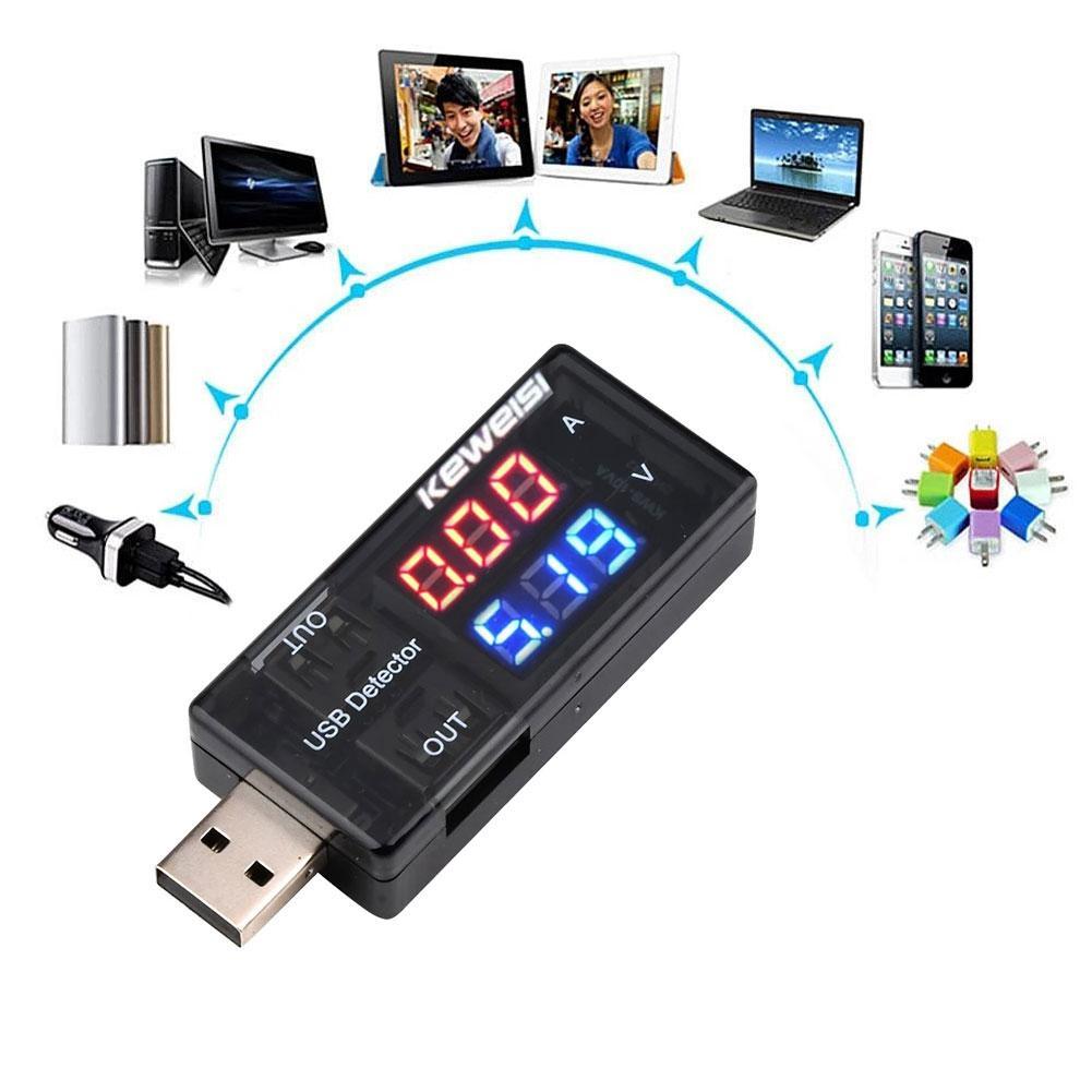 Dual Digital USB Current Volta - Usb Ammeter Tester ulasan dan harga