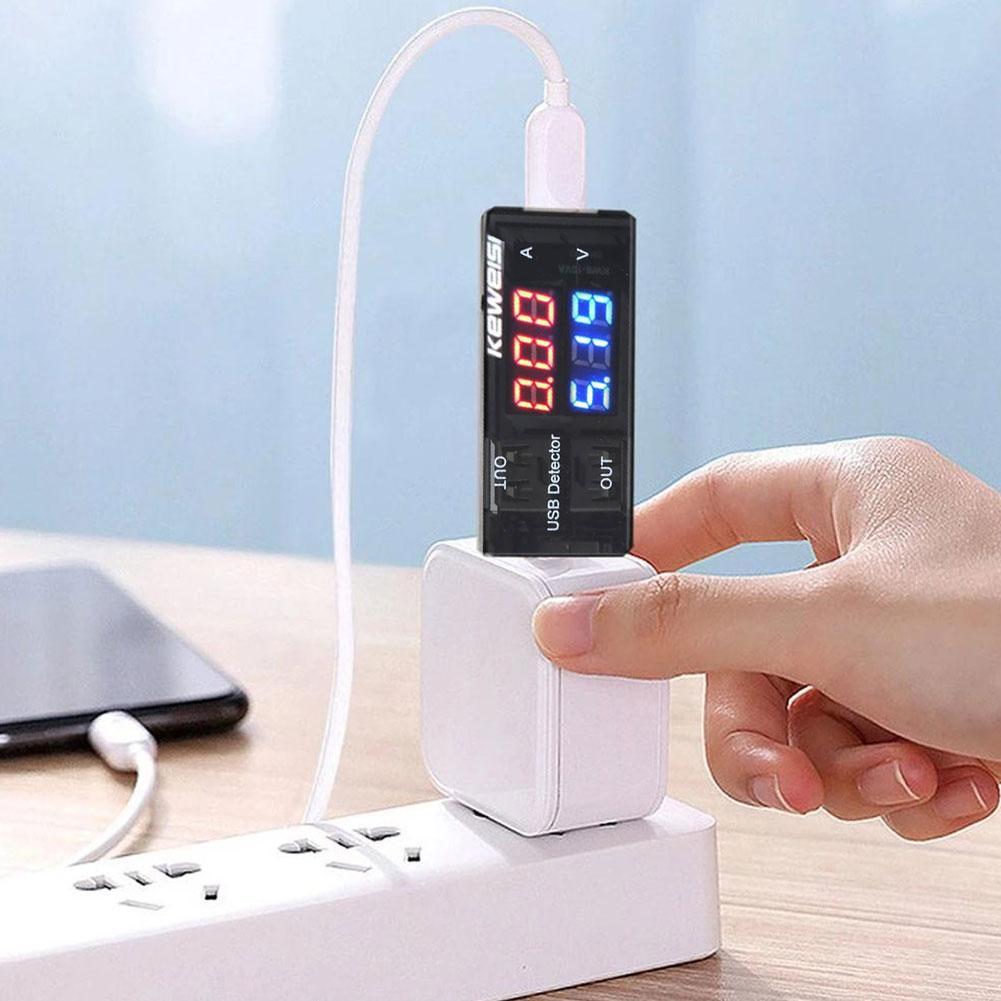 Dual Digital USB Current Volta - Usb Ammeter Tester ulasan dan harga